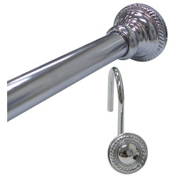 Traditional Shower Curtain Rods by Elegant Home Fashions
