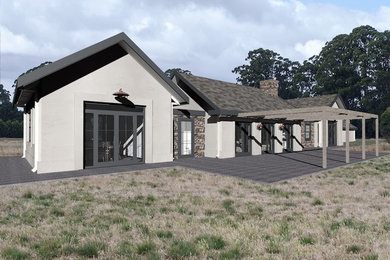 Design ideas for a country home design in Melbourne.