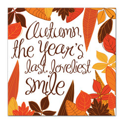 DDCG - Loveliest Smile Canvas Wall Art, 20"x1.25"x20" - Prints And Posters