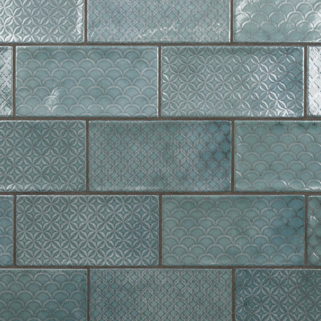 Camden Decor Emerald Ceramic Wall Tile