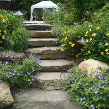 Natural Stone Walls and Steps
