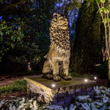 Guardian Brass Lions at Belle Meade Estate