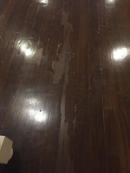 Hardwood Floor Ling Advice, New Hardwood Floor Chipping