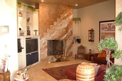 Eclectic home design photo in Phoenix