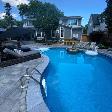 Backyard pool