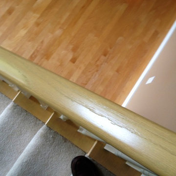 Maltby stair rail redo