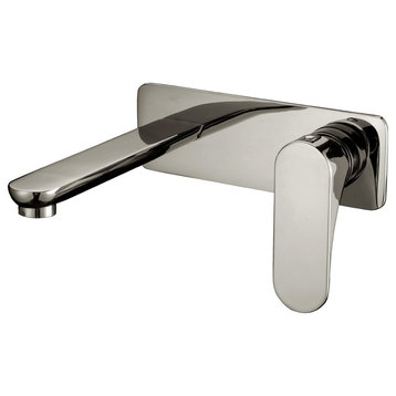Dawn® Wall Mounted Single-lever Concealed Washbasin Mixer, Brushed Nickel, Round