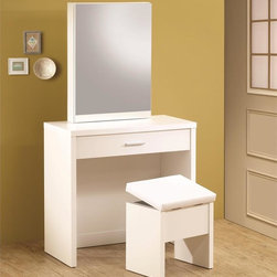 White Vanity Desk - Bedroom Products