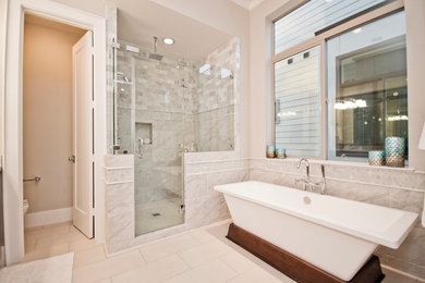 Photo of a transitional bathroom in Houston.