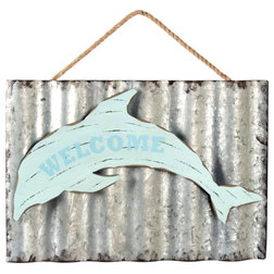 Beach Style Novelty Signs by Glitzhome