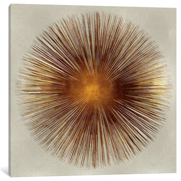 "Bronze Sunburst I" by Abby Young, Canvas Print, 12"x12"
