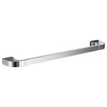Secret Bath - Chloe Polished chrome wall towel bar ., 24" - Chloe collection.