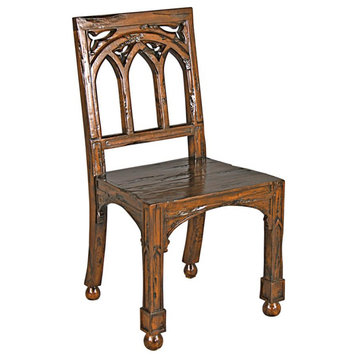 Design Toscano Gothic Revival Rectory Chair