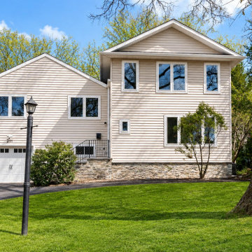 Angled Front View of Completed Addition