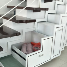 Under stairs storage