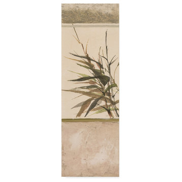 Chris Paschke 'Scrolled Textural Grass Iii' Canvas Art, 19"x6"