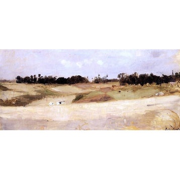 Berthe Morisot Landscape near Valenciennes, 15"x30" Wall Decal
