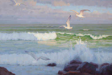 Seascapes (oil paintings)