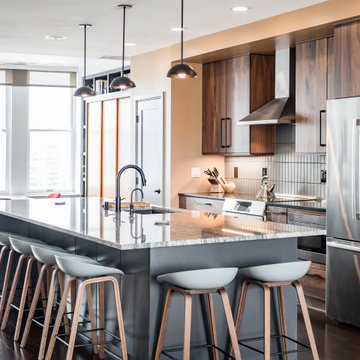 Downtown Modern Contemporary Loft Kitchen