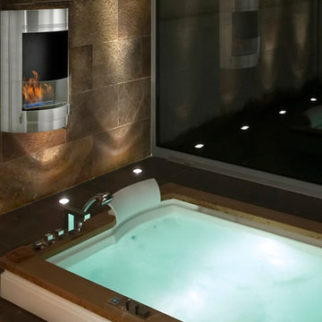 Malibu Eco-Feu Wall Ethanol Fireplace