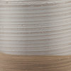 Ashwell Table Lamp, White/Natural Ceramic
