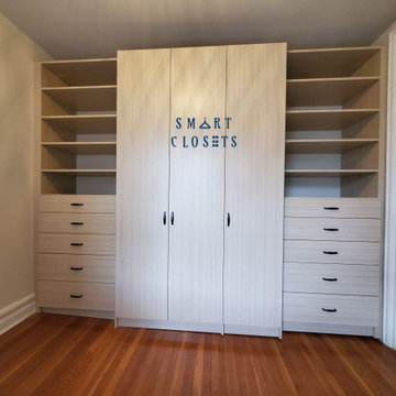 Master Closet - Summer Breeze Finish Designed by Smart Closets