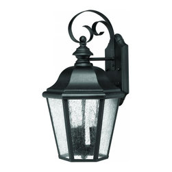 Hinkley - Hinkley Edgewater 1-Light Black Wall Lantern - Outdoor Wall Lights And Sconces