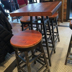 Custom Wood Products - Indoor Pub And Bistro Tables
