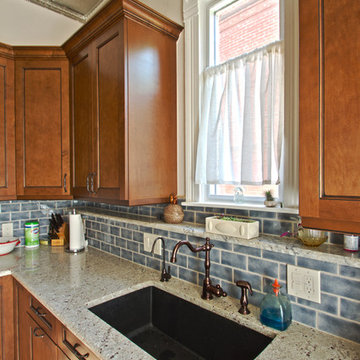 Period-inspired Kitchen with Tin Ceiling in Whittier