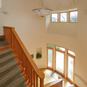 Modern Foyer with All New Wood Windows - Renewal by Andersen Bay Area, San Franc