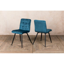Teal dining chair