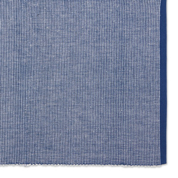 Dii Navy and White 2-Tone Ribbed Placemat, Set of 6