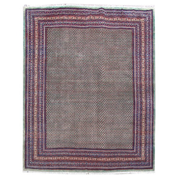 Consigned, Persian Rug, 10'x14', Handmade Wool Sarouk