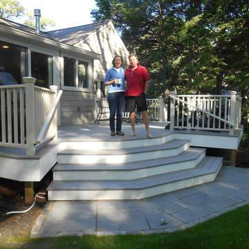 Inviting Backyard Deck