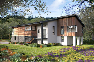 Design ideas for a contemporary exterior in Devon.