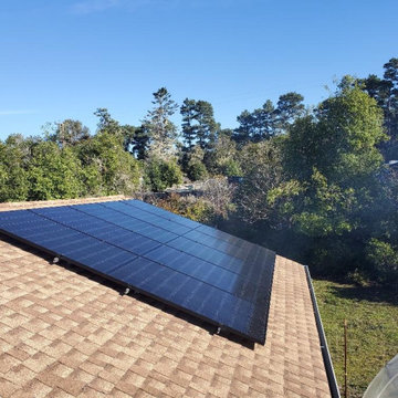18KW LG & SOLAREDGE SOLAR ROOF INSTALLATION IN FORT BRAGG, CA