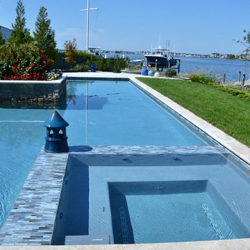 Jersey Shore Swimming Pool with Bay View