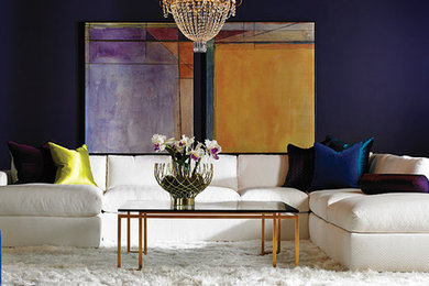 Living room - eclectic living room idea in Tampa
