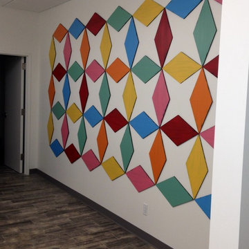 Letter2Word's 3-Dimensional Wall Paper- Goes up in less than 10 mins!!