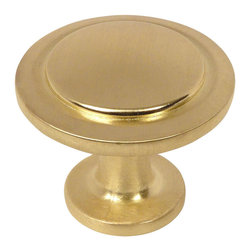 Cosmas - Cosmas 5560BB Brushed Brass Cabinet Knob - Cabinet And Drawer Knobs