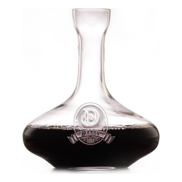 Custom Engraved Barware Glasses, Personalized Home Bar Glassware