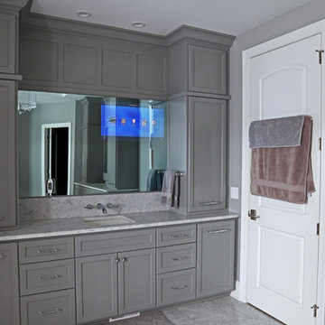 Hidden Bathroom Television