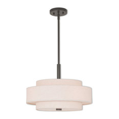 Meridian 4 Light Pendant, English Bronze