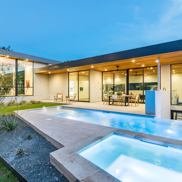 Austin, Texas Modern Home-Alaska White Oak