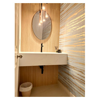 Studio City Complete Bathrooms Renovation - Asian - Powder Room - Los ...