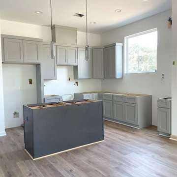 SV - Finished White Kitchen Cabinets