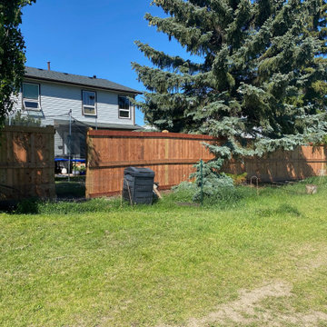 Bearspaw Fence rebuild