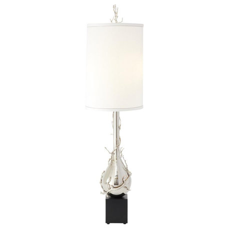 Twig Bulb Nickel Floor Lamp