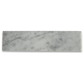 2x8 Carrara Marble Tile Polished Venato Bianco Carrera Wall & Floor, 100 sq.ft.