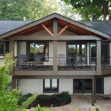 Sandy Springs, GA Open Air Gable Porch & Deck
